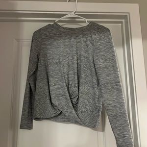 Old Navy Active Long Sleeve Super Soft Grey Size S Petite